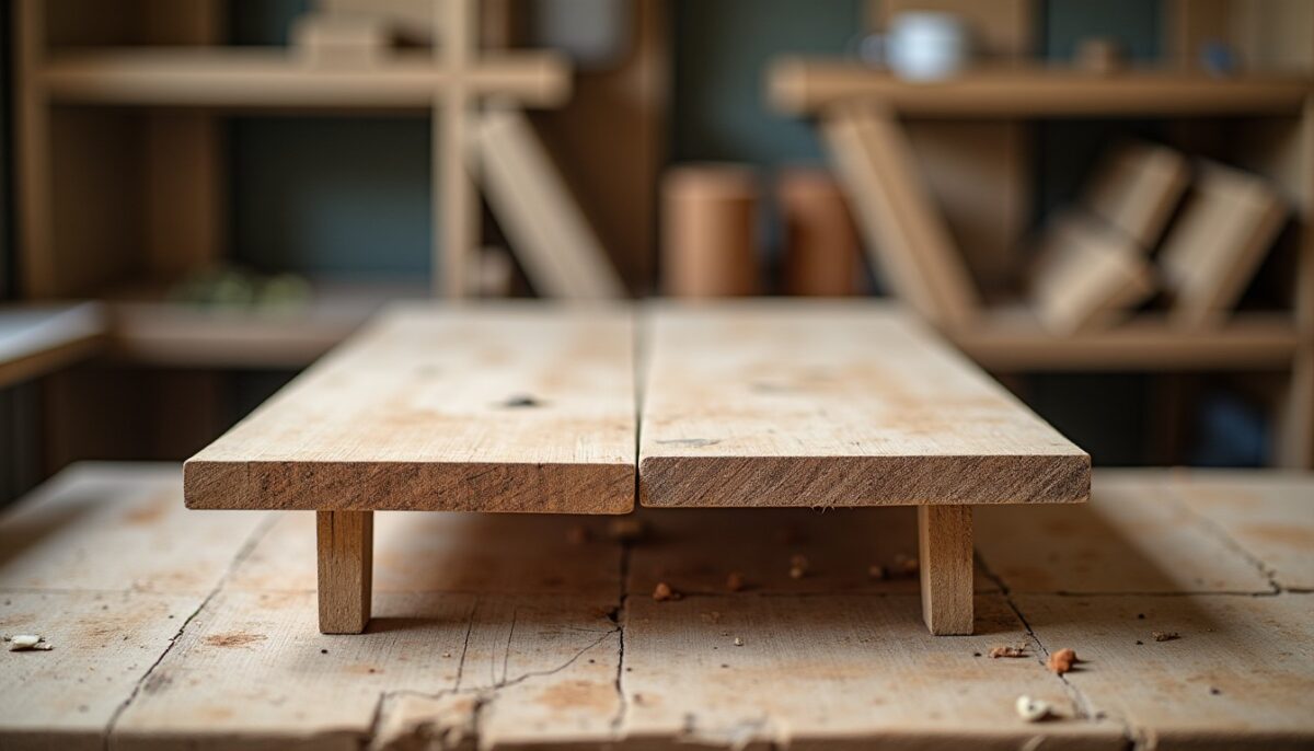 Assembler deux plans de travail pour créer une table : l'astuce écologique qui respecte la planète