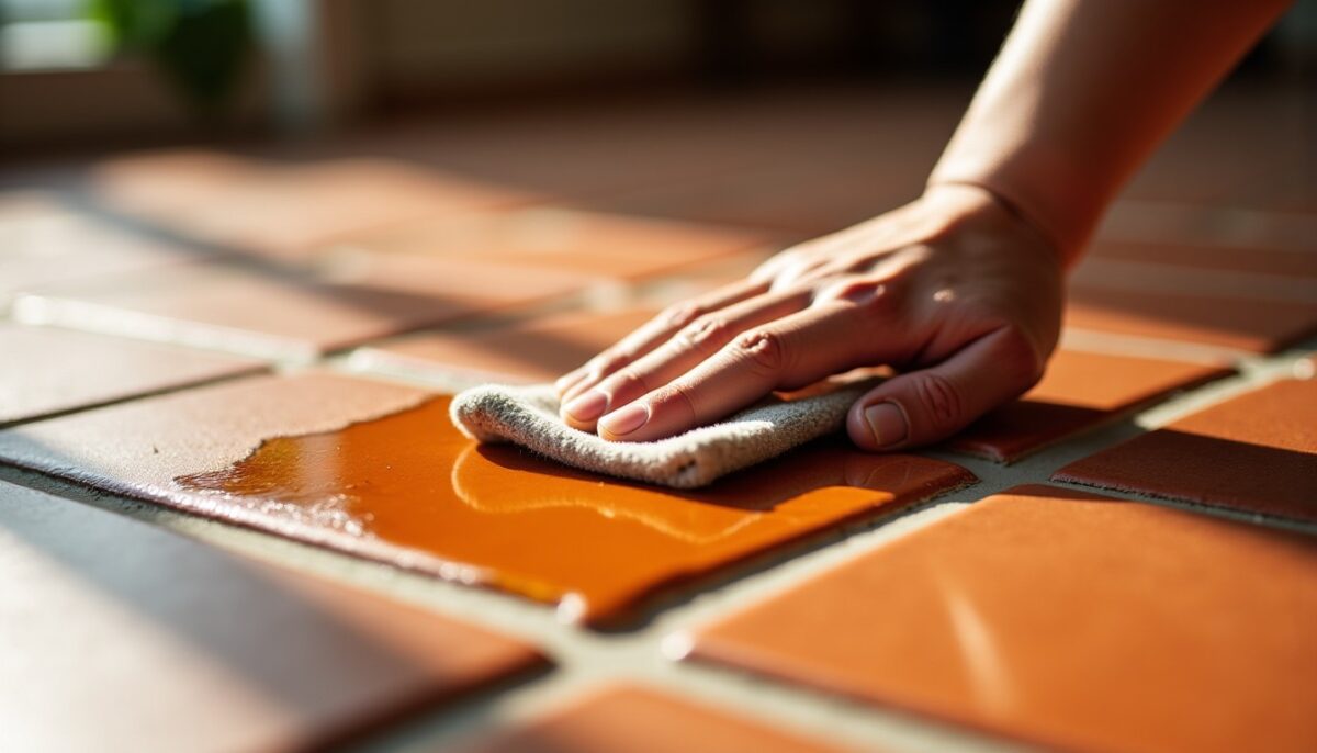 Guide pratique : appliquer de l’huile de lin sur votre carrelage pour une protection longue durée