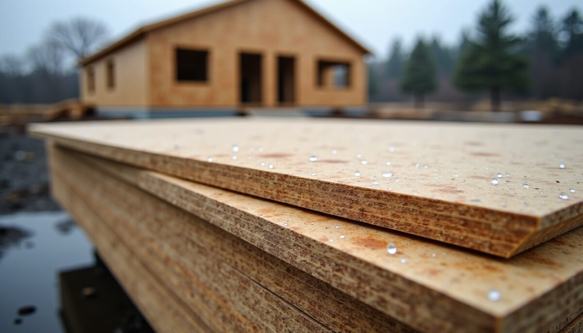 OSB sous la pluie : risques d&rsquo;altération et conseils pour une protection efficace