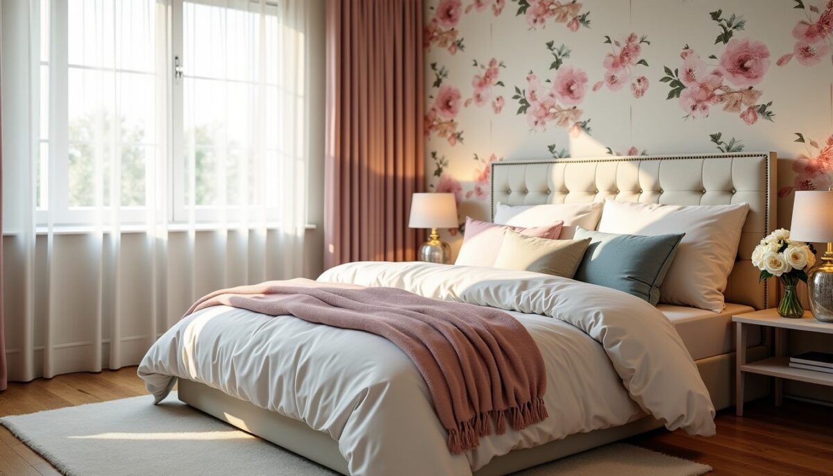 Comment sélectionner le papier peint idéal pour créer une chambre pleine de romantisme ?