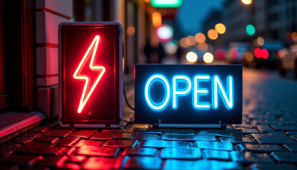Enseigne LED ou néon traditionnel : quelle technologie choisir